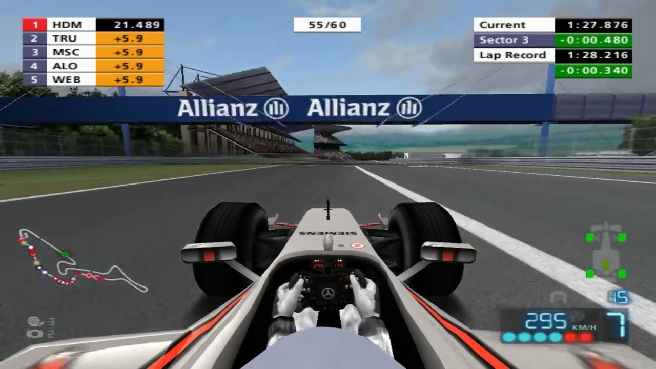 F1 2006 PS2 Career Mode (Hard) - S02 Nurburgring - Race