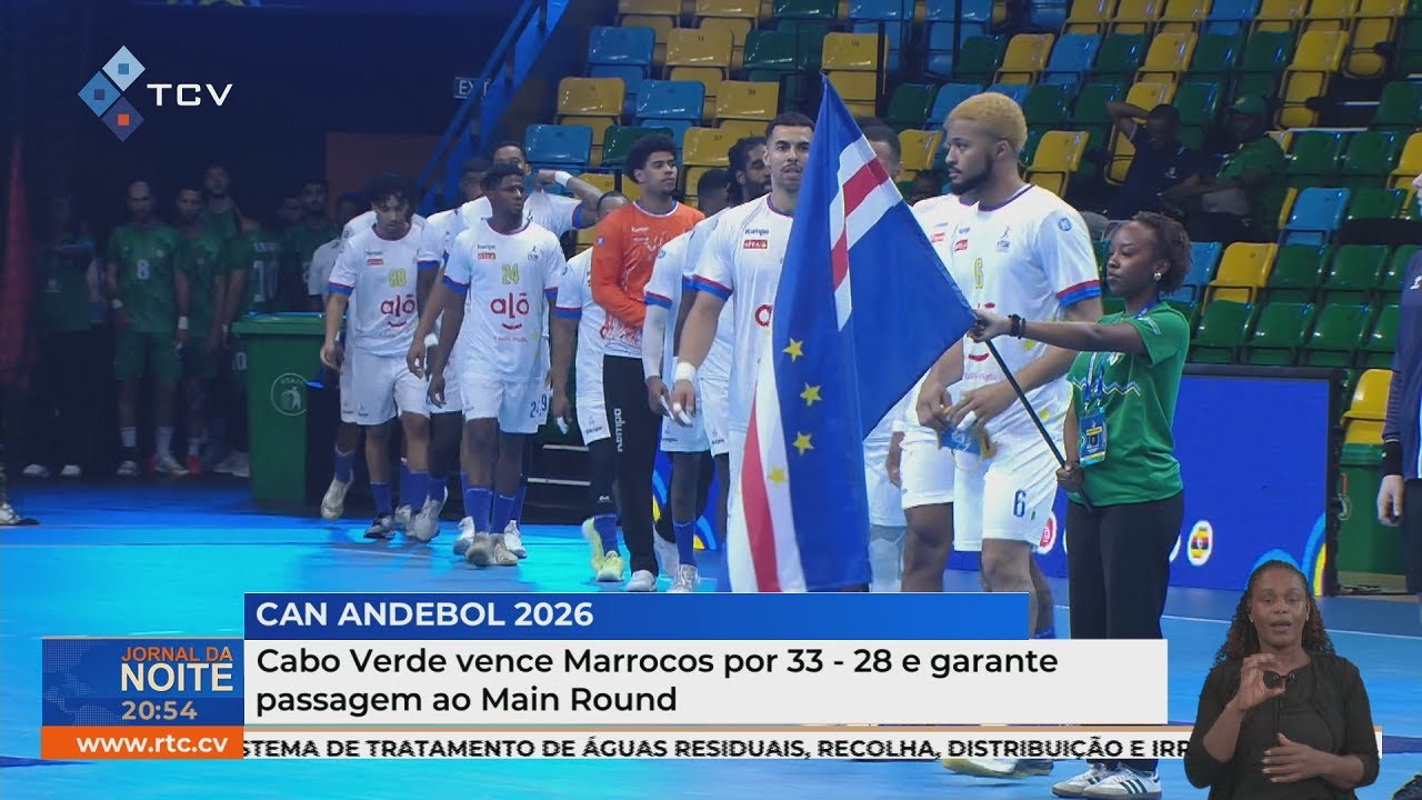 Cabo Verde vence Marrocos por 33 - 28 e garante passagem ao Main Round