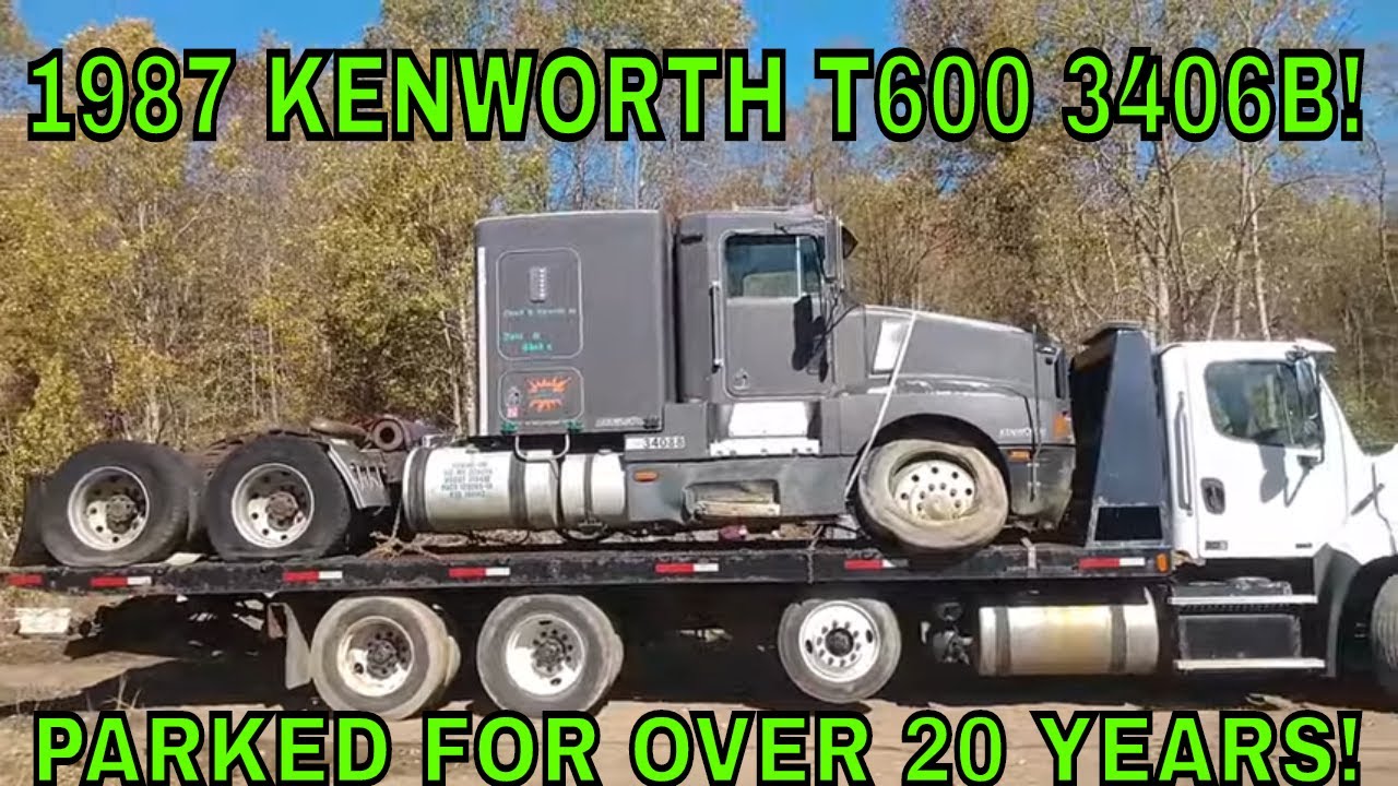 BRINGING HOME A 1987 KENWORTH T600 THAT HAS BEEN PARKED FOR OVER 20 YEARS!