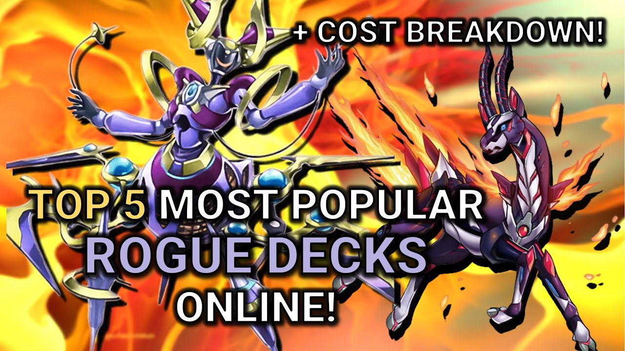 Yu-Gi-Oh! | Top 5 Most Popular Rogue Decks Online | Deck Lists + Cost Breakdown | August 2021