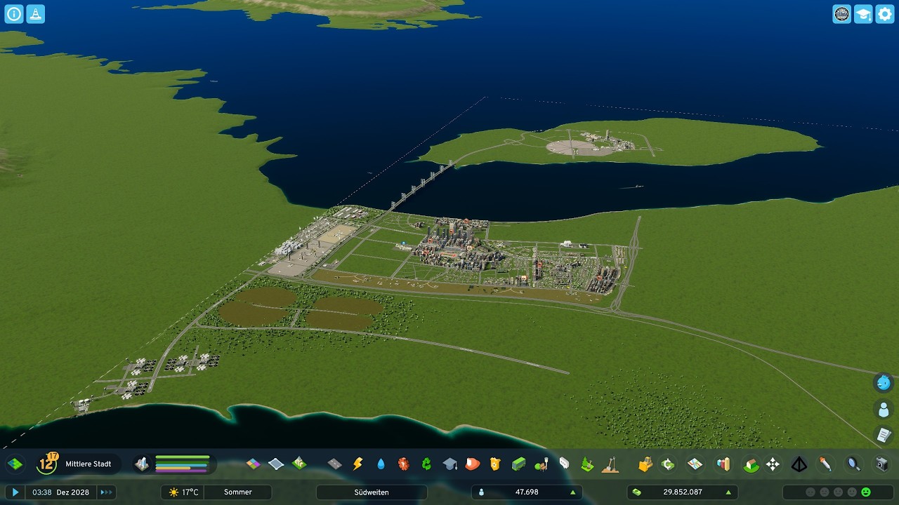 Cities Skylines 2 Timelapse (pure Gameplay, no commentary, no music) (Part 7)