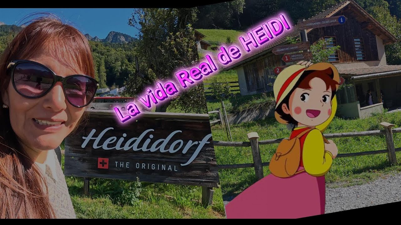 Fuimos al  VERDADERO  PUEBLO de  HEIDI EXISTE  en la vida REAL en los Alpes SUIZOS