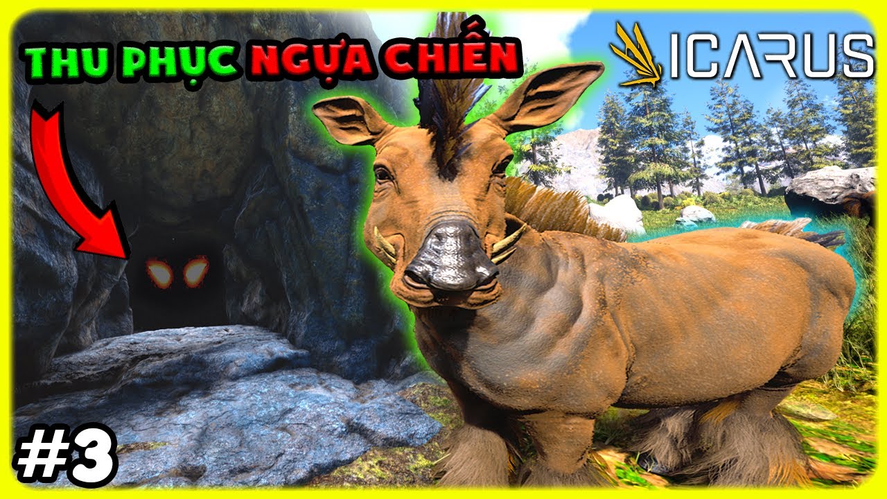 ICARUS Gameplay #3 LÊN THỜI KỲ ĐỒ SẮT MÌNH THU PHỤC NGỰA CHIẾN KỲ DỊ - TÝ TIỀN TỈ