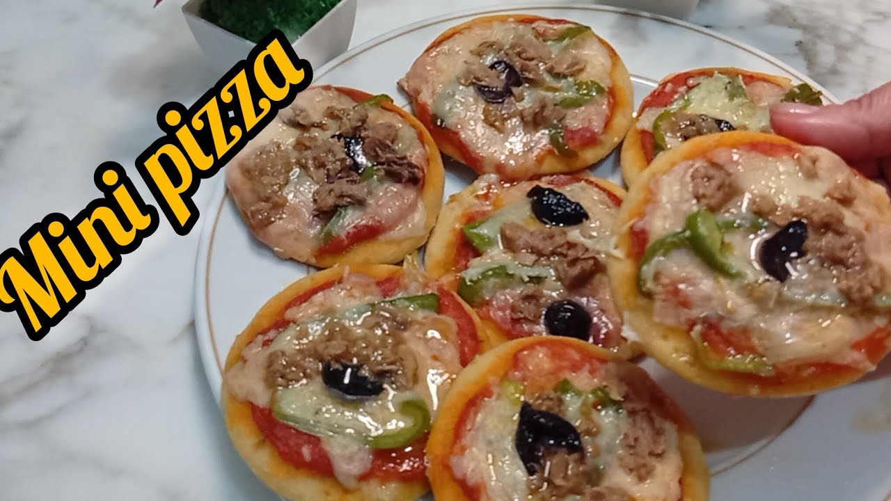 ميني بيتزا 🍕 بأسهل طريقة👌🏻