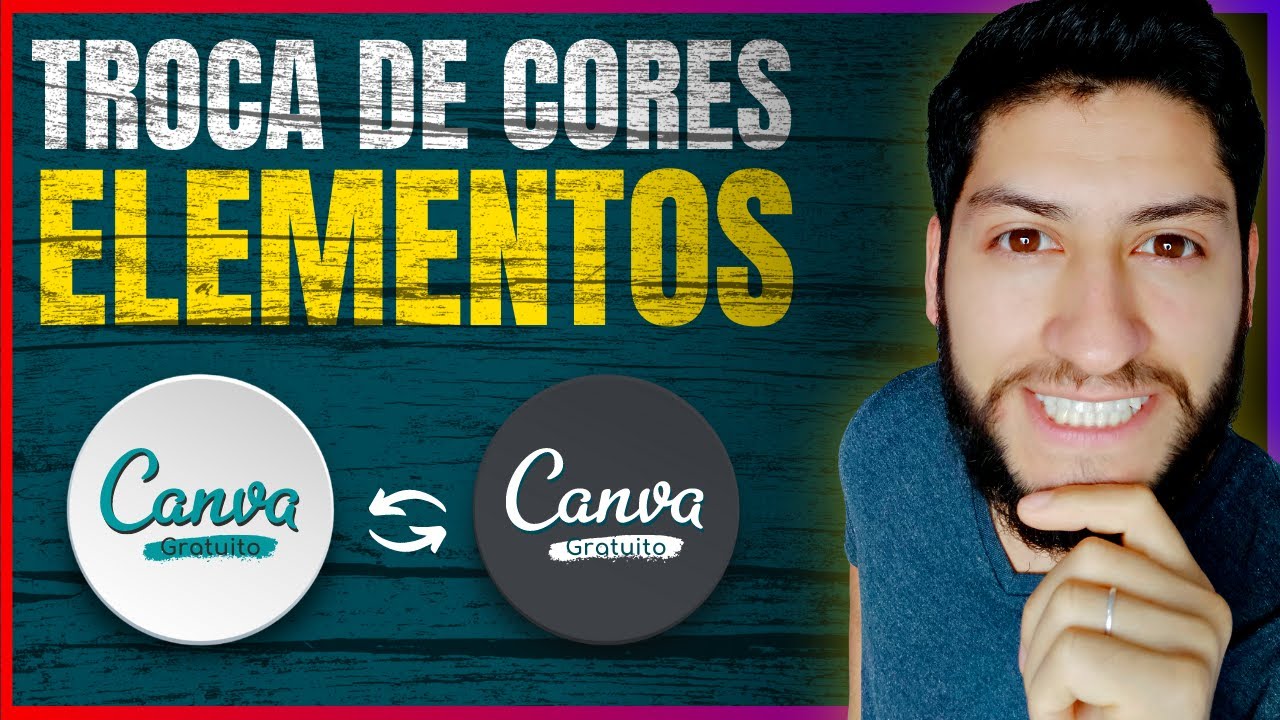 Como Fazer a Troca de Cores Nos Elementos no Canva