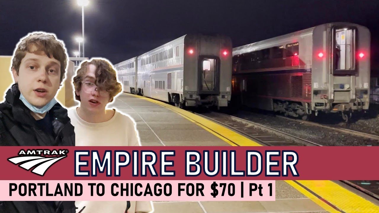 Amtrak Empire Builder Trip Report | Portland to Chicago for $70 | Part 1