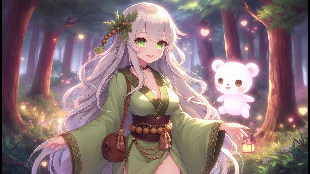 Silver Magic Forest | Romantic Ambient for Healing & Restful Nights 💞✨