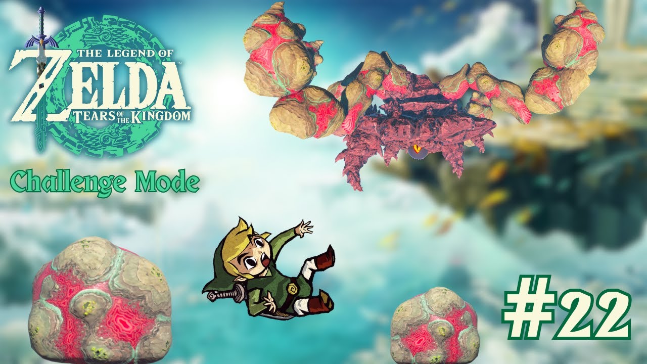 VOD - On fait PÉTER Lithogoma ! - Zelda TOTK Challenge Mode #22