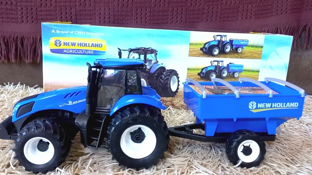 Trator New Holland T8 @Usual Brinquedos | Brinquedos Miniaturas