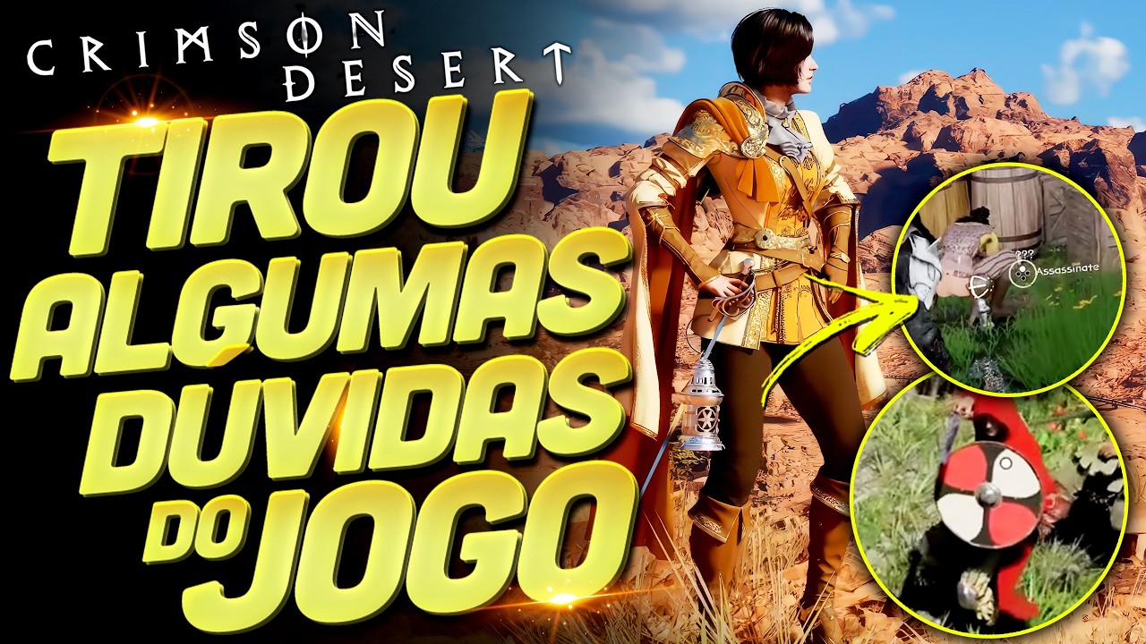 ESSE VÍDEO SANOU ALGUMAS DAS MINHAS DÚVIDAS SOBRE CRIMSON DESERT E ACHO QUE SUAS TAMBÉM!!!