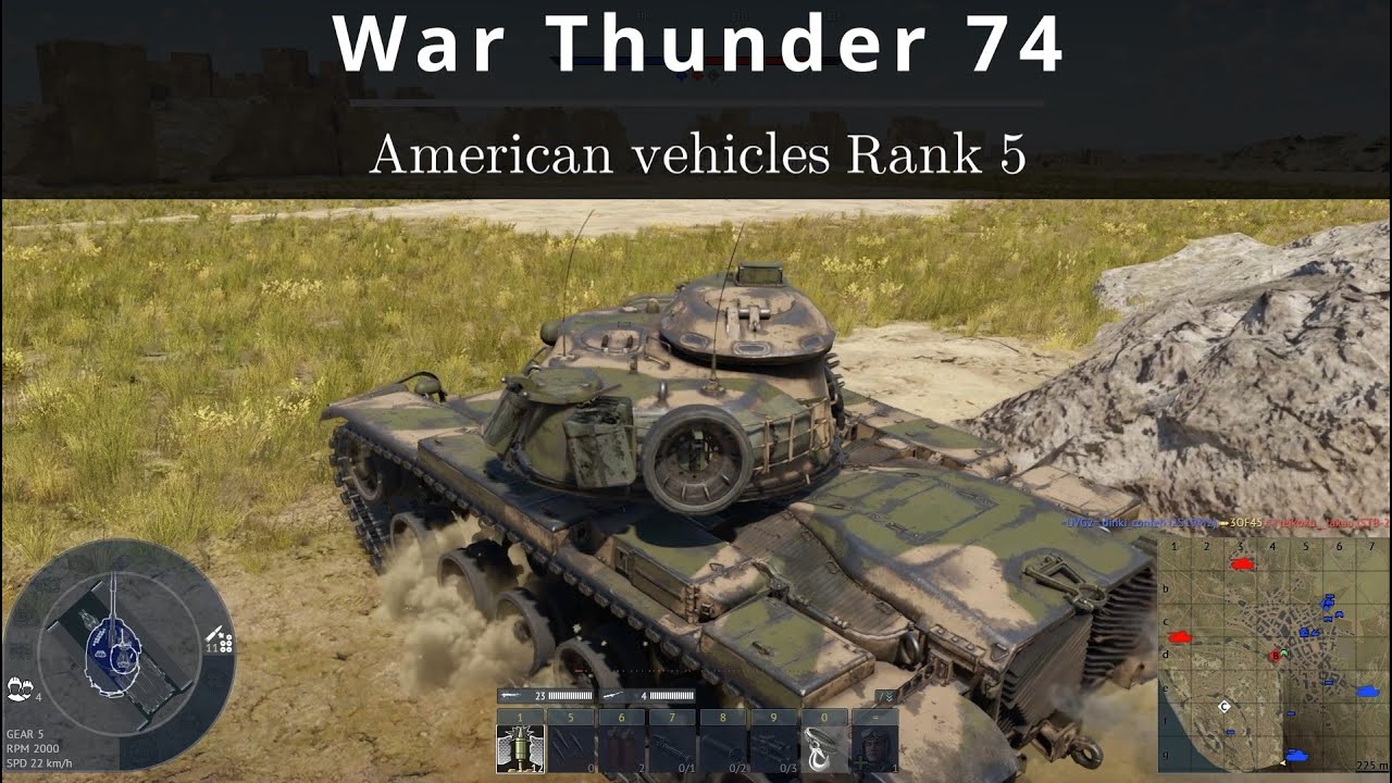 War Thunder 74 🪖 American Rank 5