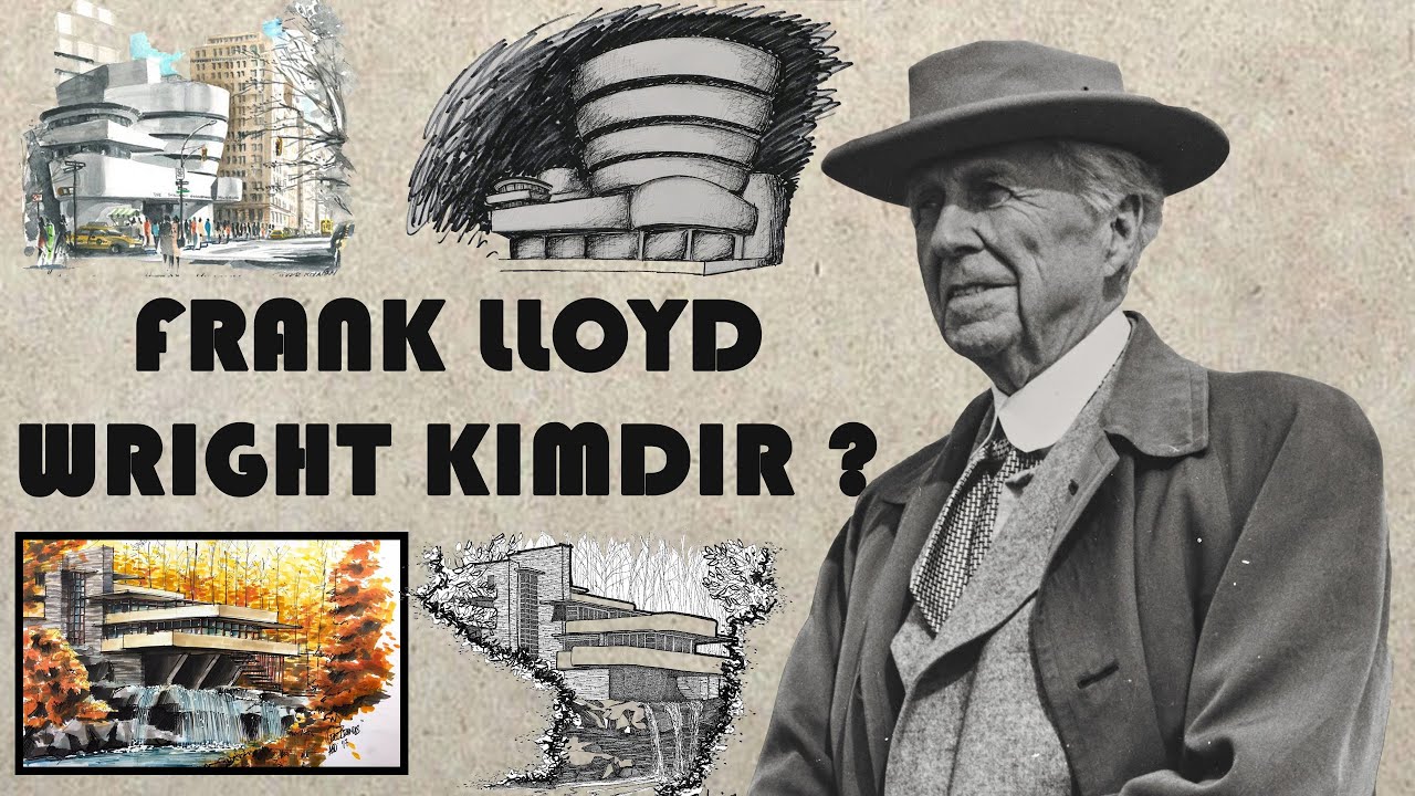 FRANK LLOYD WRİGHT KİMDİR? MİMARLIK I FALLİNG WATER GUGGENHEİM MÜZESİ