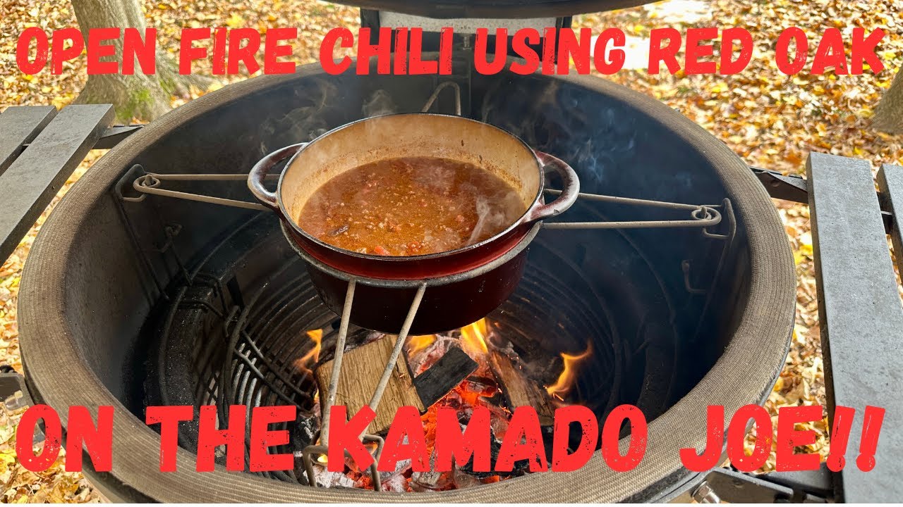 Чили на открытом огне на Kamado Joe Big Joe III