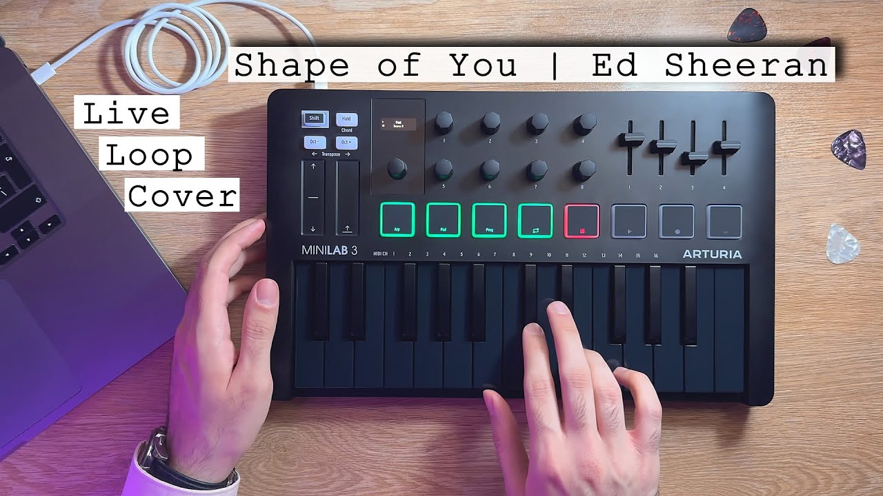 Ed Sheeran - Shape of You (Live Loop Cover) | Arturia MiniLab 3