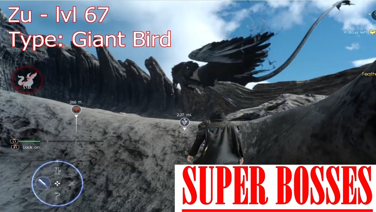 Final Fantasy 15: All Secret-  and Super Bosses [Part 1/3] - (FF XV Boss Fight Exhibition)