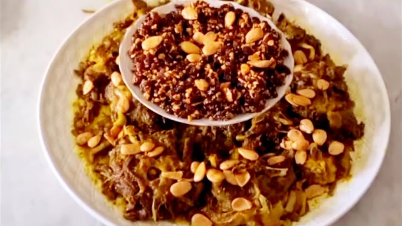 اطباق العيد طحين اللحم بالمفرشخ من الذ شهيوات العيدplat de fête