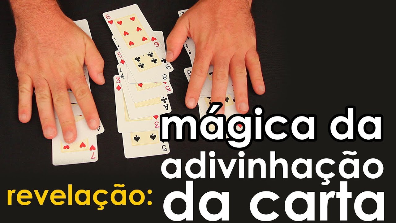 Revelação - MÁGICA adivinhação da carta - três montes