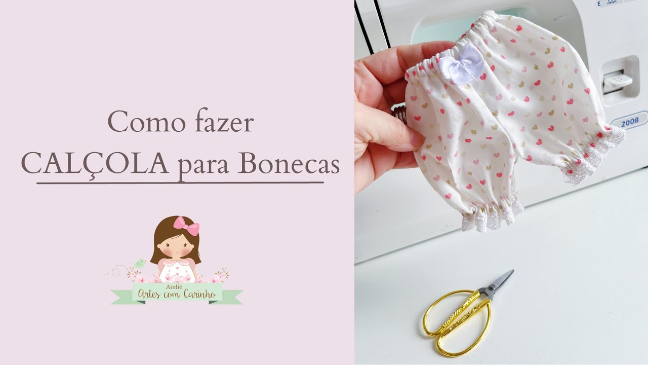 Aula de calçola para bonecas