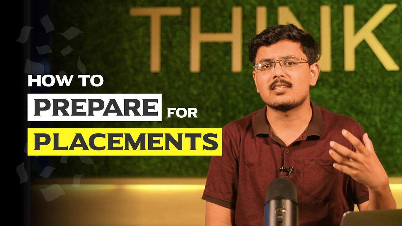 Placement Preparation 2025 | How to Prepare Campus Placements Step-by-Step (Aptitude + Coding + HR)