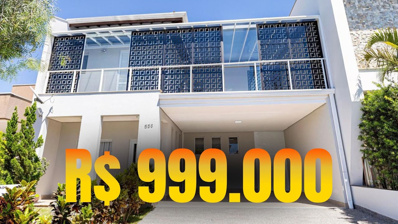 SOBRADO COM 3 SUÍTES À VENDA | QUINTAL GRANDE| ÁREA GOURMET | 3 SUÍTES | 186 M² | REAL PARK SUMARÉ