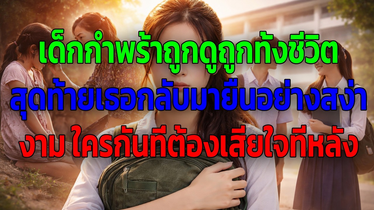 เด็กกำพร้าถูกดูถูกทั้งชีวิต สุดท้ายเธอกลับมายืนอย่างสง่างาม ใครกันที่ต้องเสียใจทีหลัง