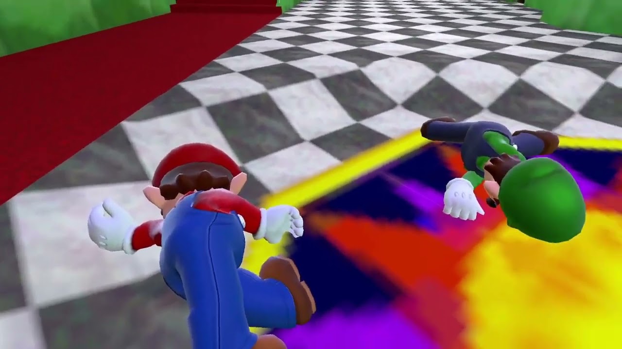 Mario Eating spaghetti