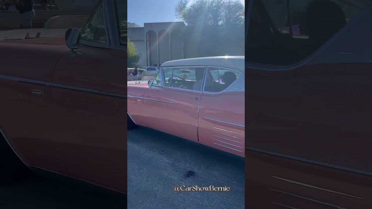 Pink &lsquo;58 Cadillac Coupe de Ville at MidwestFest 7