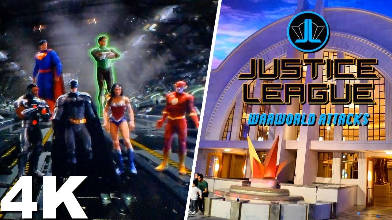 Justice League : Warworld Attacks ! [On-Ride 4K POV] - Warner Bros. World Abu Dhabi