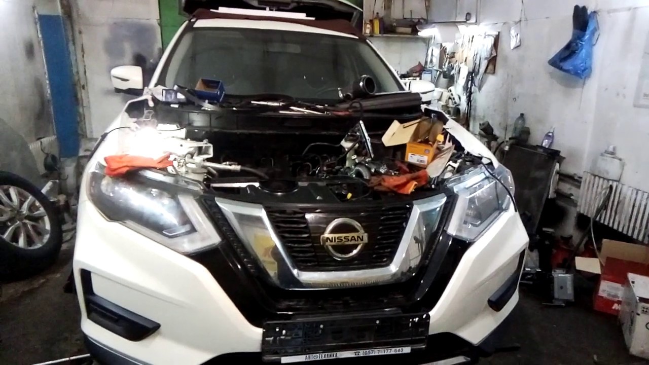 Nissan Rogue / X-Trail 2.5i 2017г.в. Пропуски зажигания. Причина. Регулировка клапанов, метки ГРМ