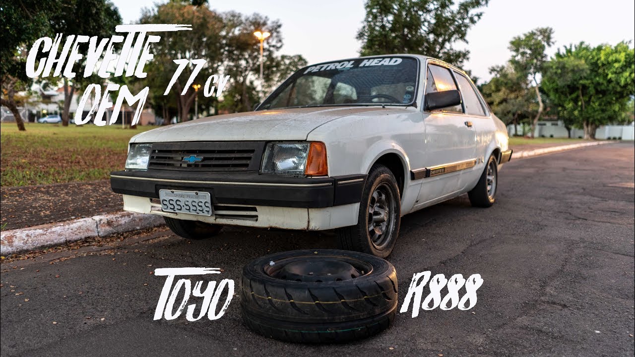 COMPREI RODAS NOVAS E PNEU TOYO R888 DE PISTA PARA MEU CHEVETTE DE 77CV - PROJETO CHEVETTE DE DRIFT