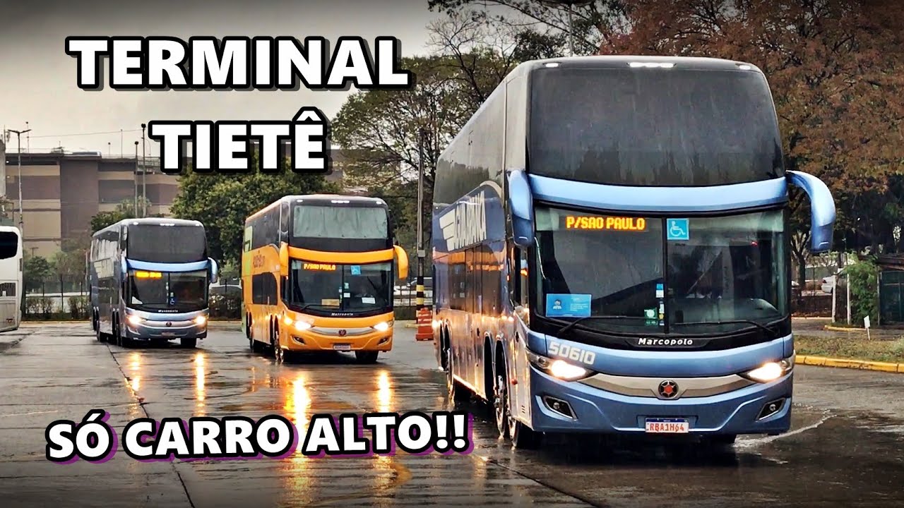 Terminal Rodoviário TIETÊ | Plataformas de desembarque | 1001 E Águia EM PESO