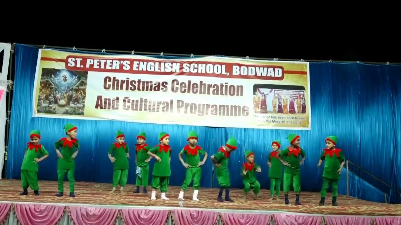 Christmas celebration at St. Peter's English Medium school Bodwad 2025