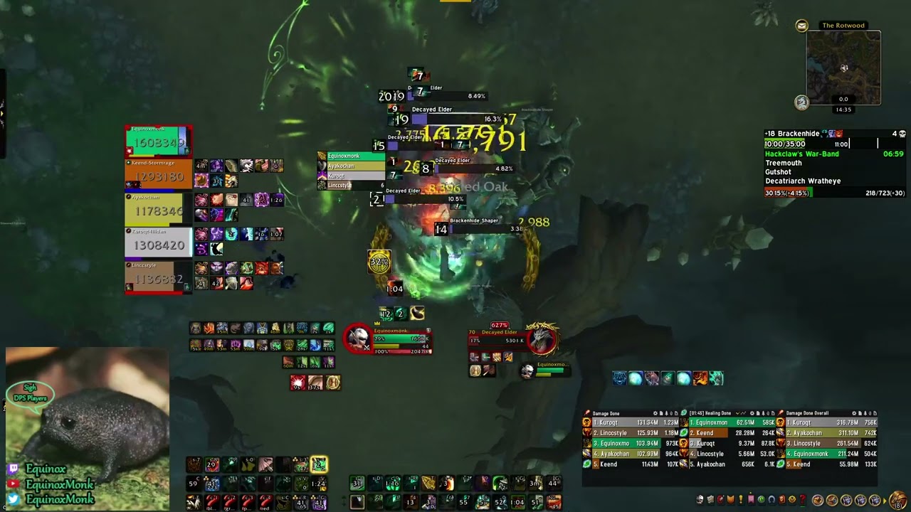+18 Brackenhide Brewmaster no Aug or Cheat Death