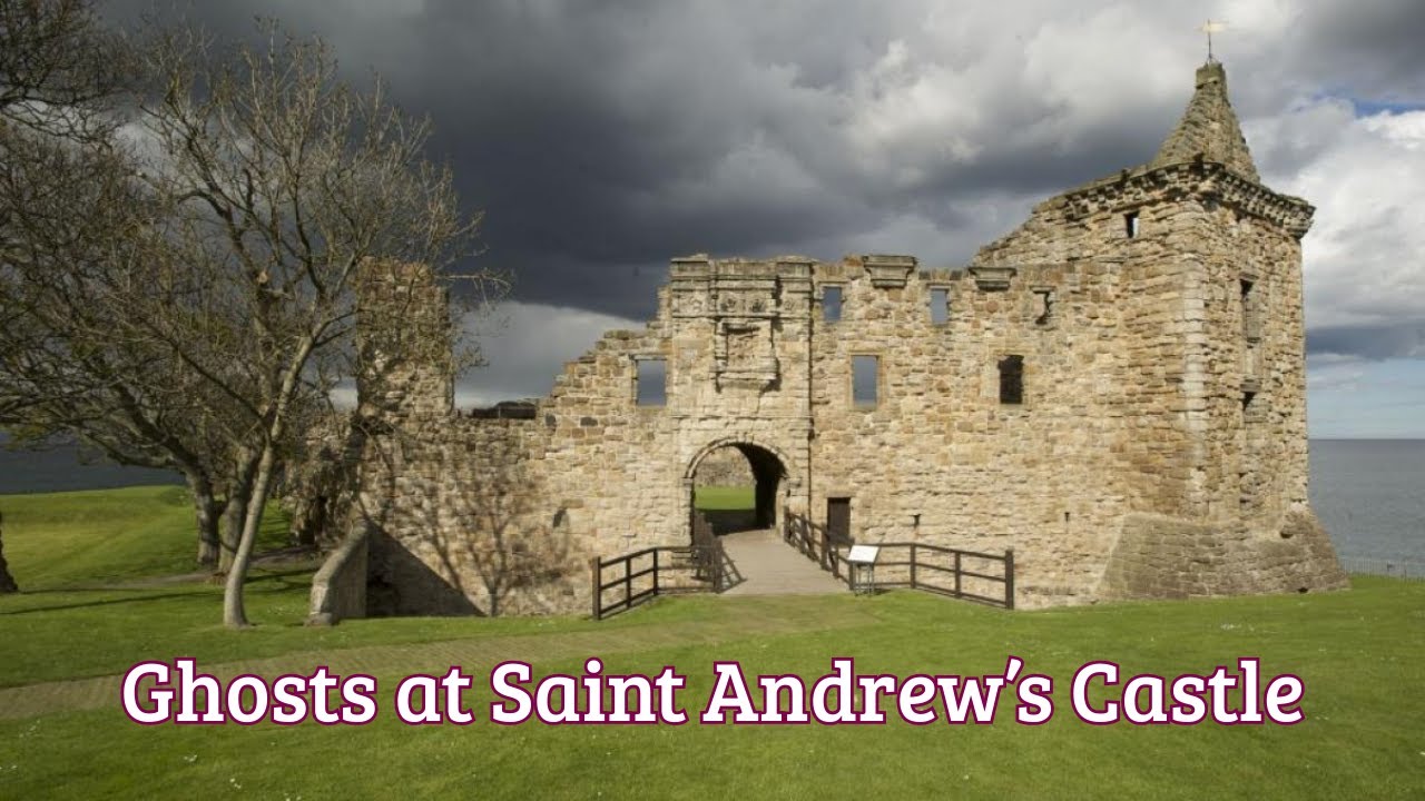 Creepy Ghosts At Saint Andrew's Castle, Scotland