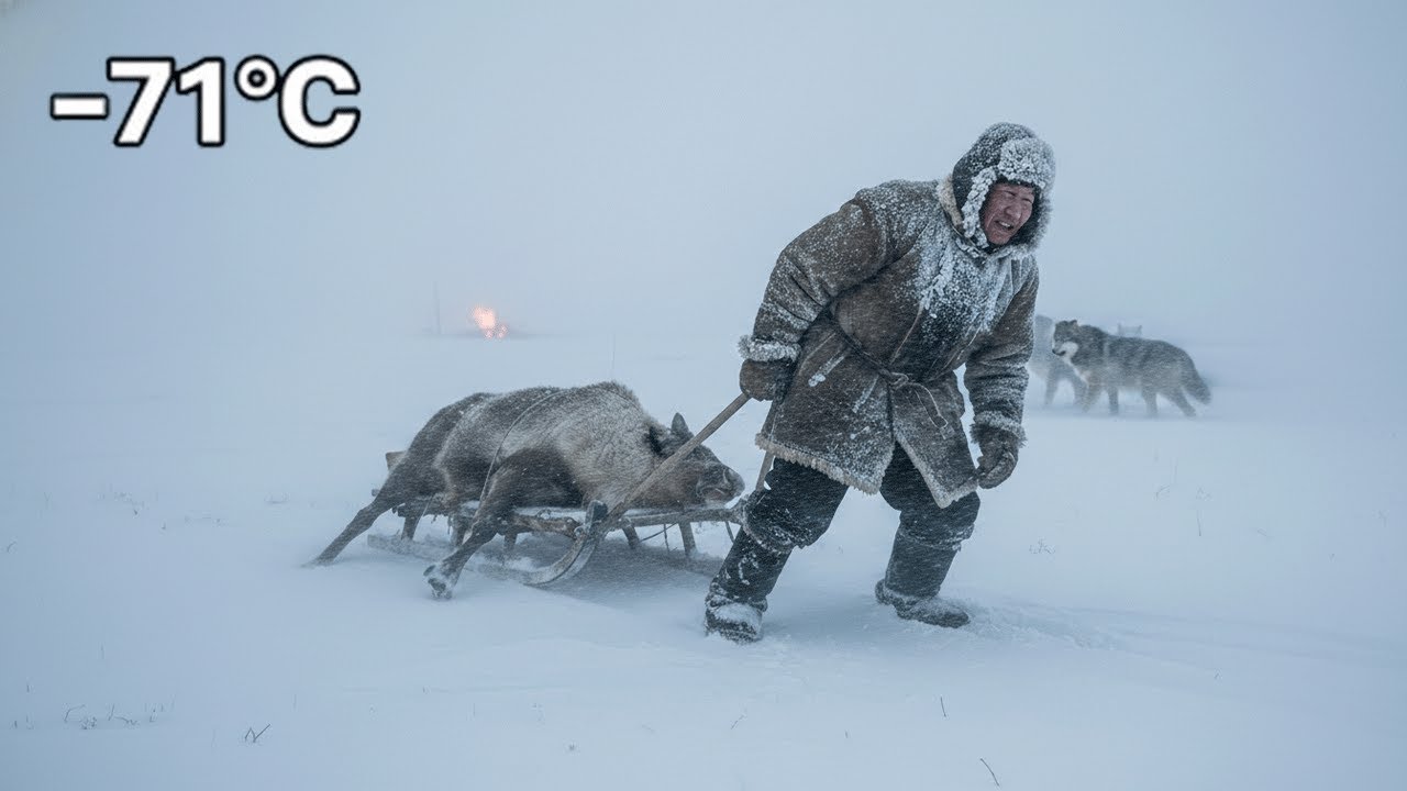 At –70°C, a 75-Year-Old Elder Hunts Wild Reindeer Alone in Blinding Snow