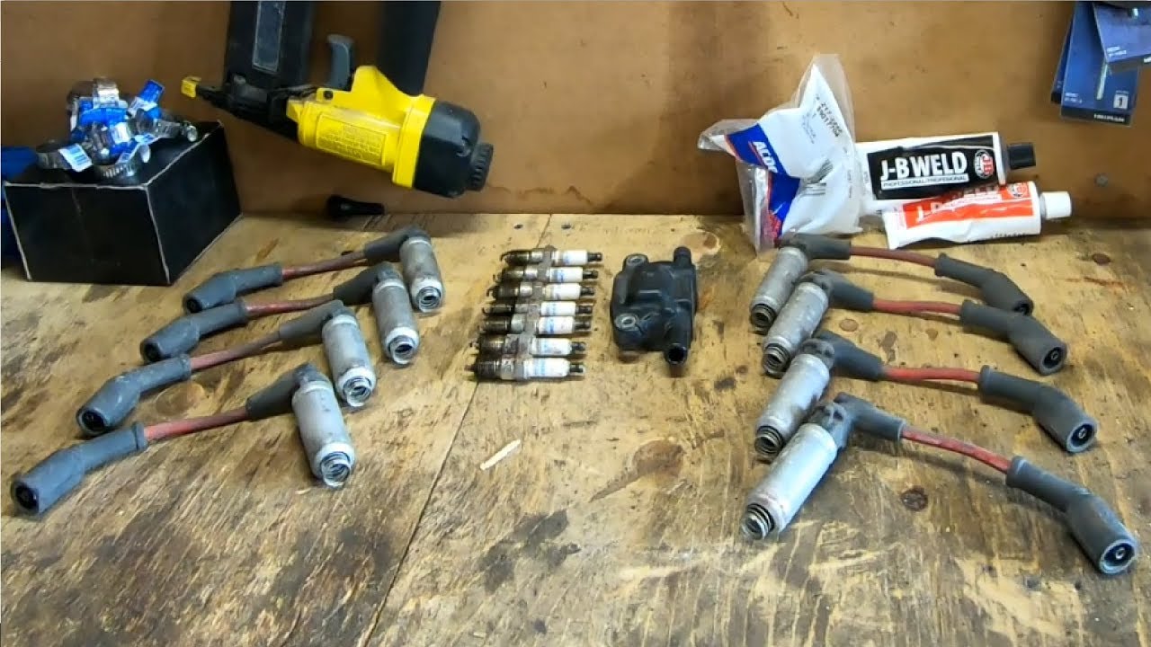 05 08 Pontiac Grand Prix GXP missfire problem, replacing ignition coil, spark plug and cables