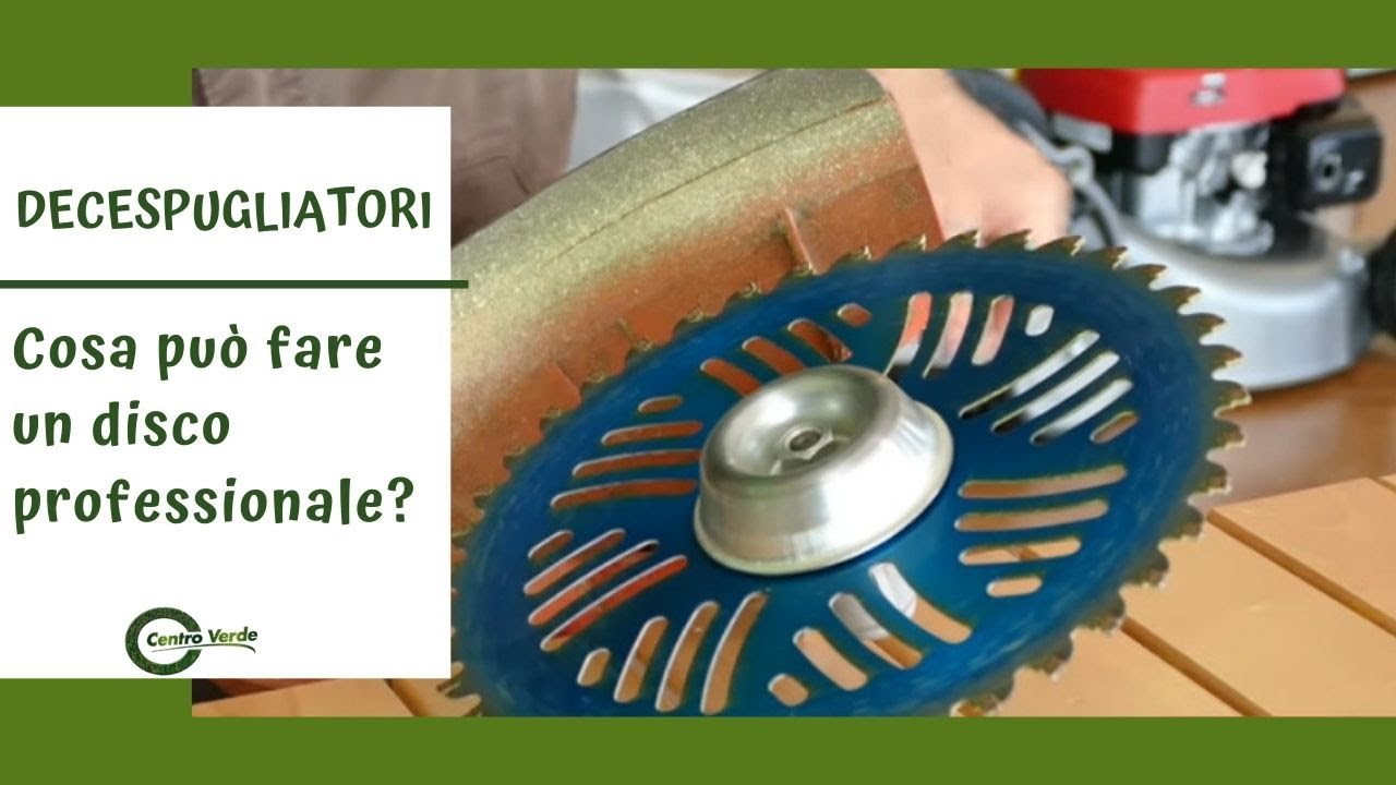 Lama f Hyper di Widia - Cosa può fare un disco professionale per decespugliatore?