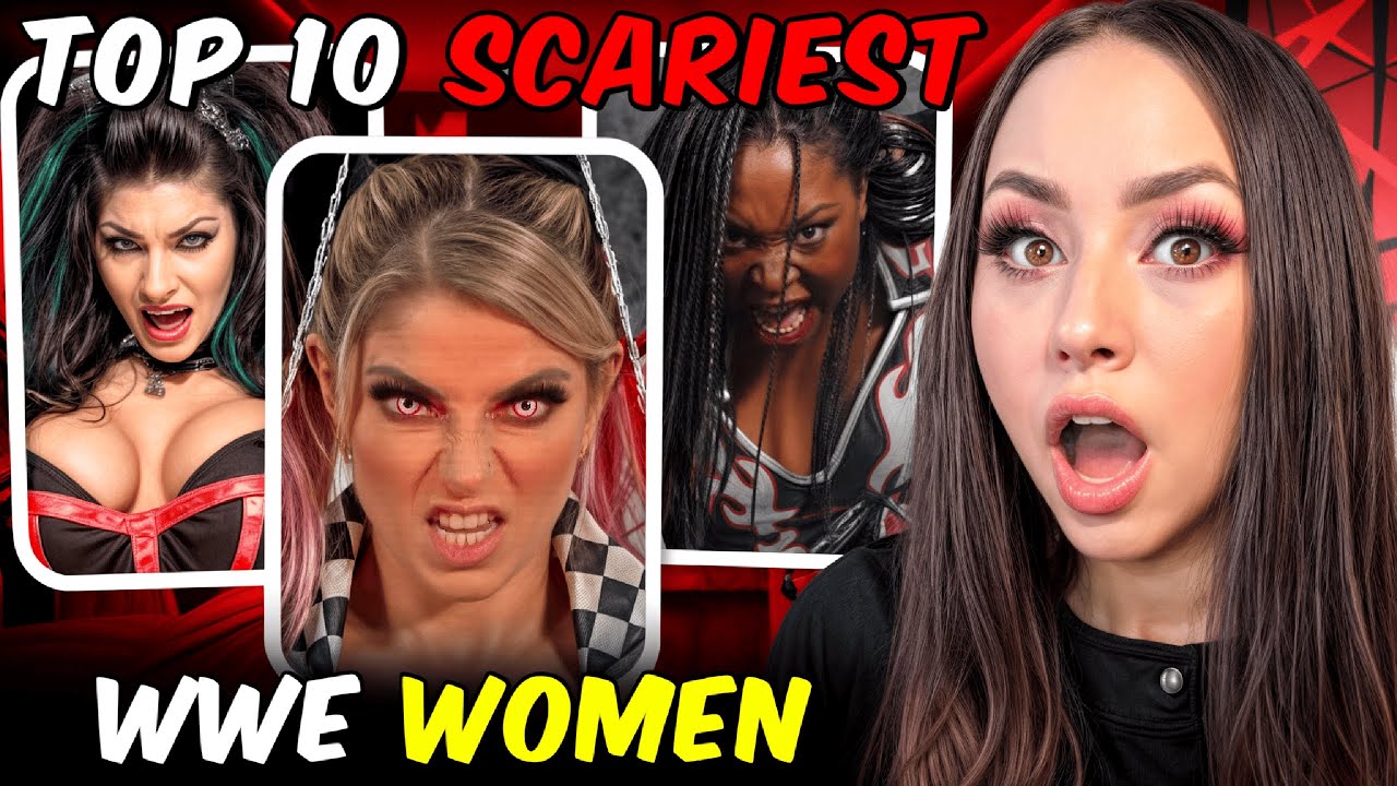 Top 10 Scariest WWE Women of All Time - REACTION