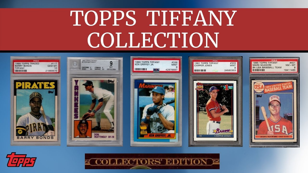 My Topps Tiffany Baseball Card Collection 1984-1991 Junk Wax Era Griffey, Bonds, PSA 10 Rookies