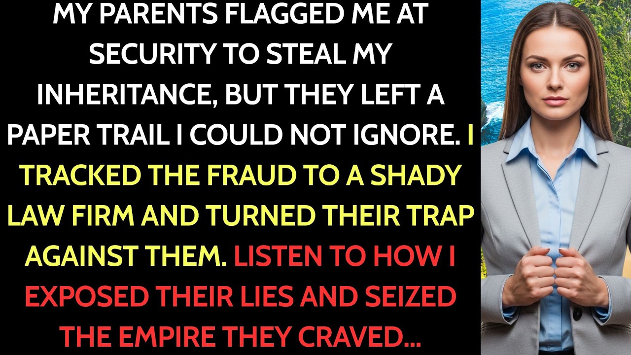 Airport Police Stopped Me At Security—My Parents Lied So I'd Miss Grandpa's Inheritance Hearing And…