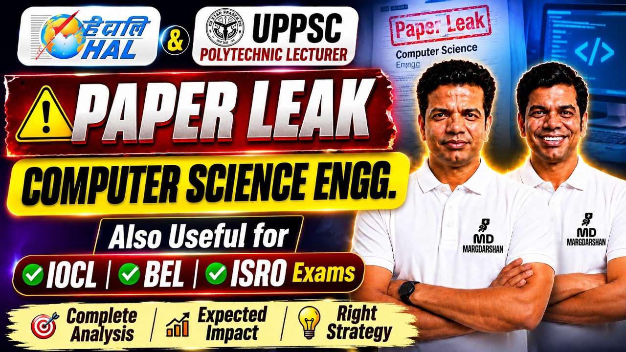 HAL & UPPSC Polytechnic Lecturer Paper Leak | Computer Science Engineering