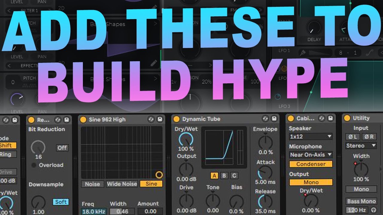 The Trick for SUBTLE but EFFECTIVE Freeform Bass Build-Ups