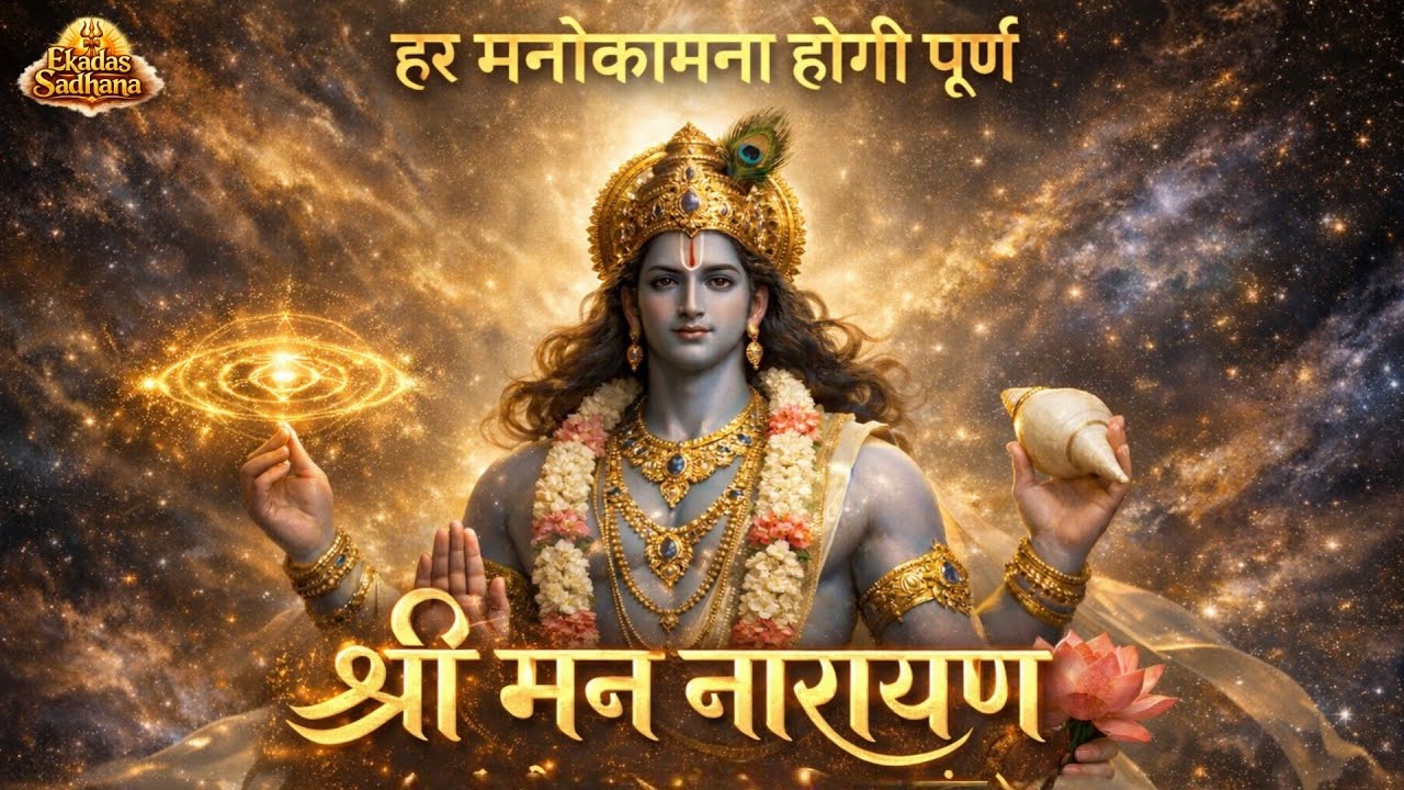 Vishnu Mantra Jaap- श्री मन नारायण | Naam Kirtan | होगी हर मनोकामना पूर्ण | Peaceful Devotional Lofi