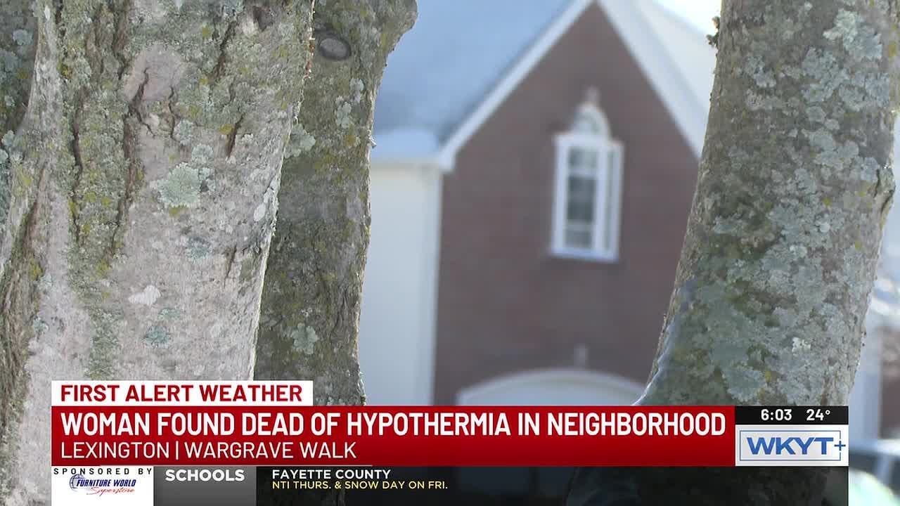 Coroner releases name of Lexington weather-related death