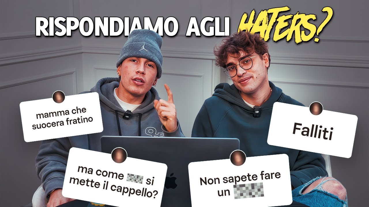 RISPONDIAMO AGLI HATERS!
