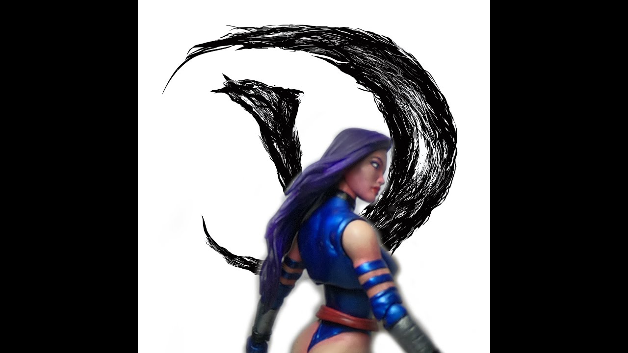 Marvel Legends Psylocke custom action figure review!