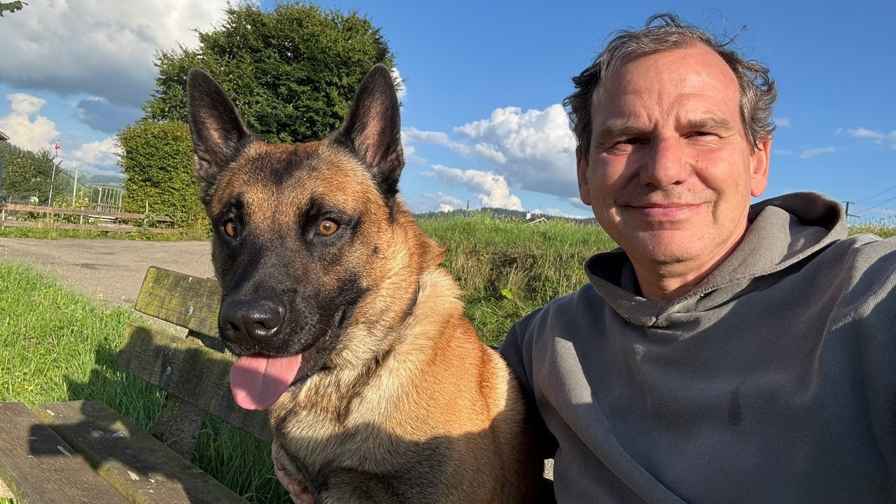 walking with Bax in Switzerland 🇨🇭