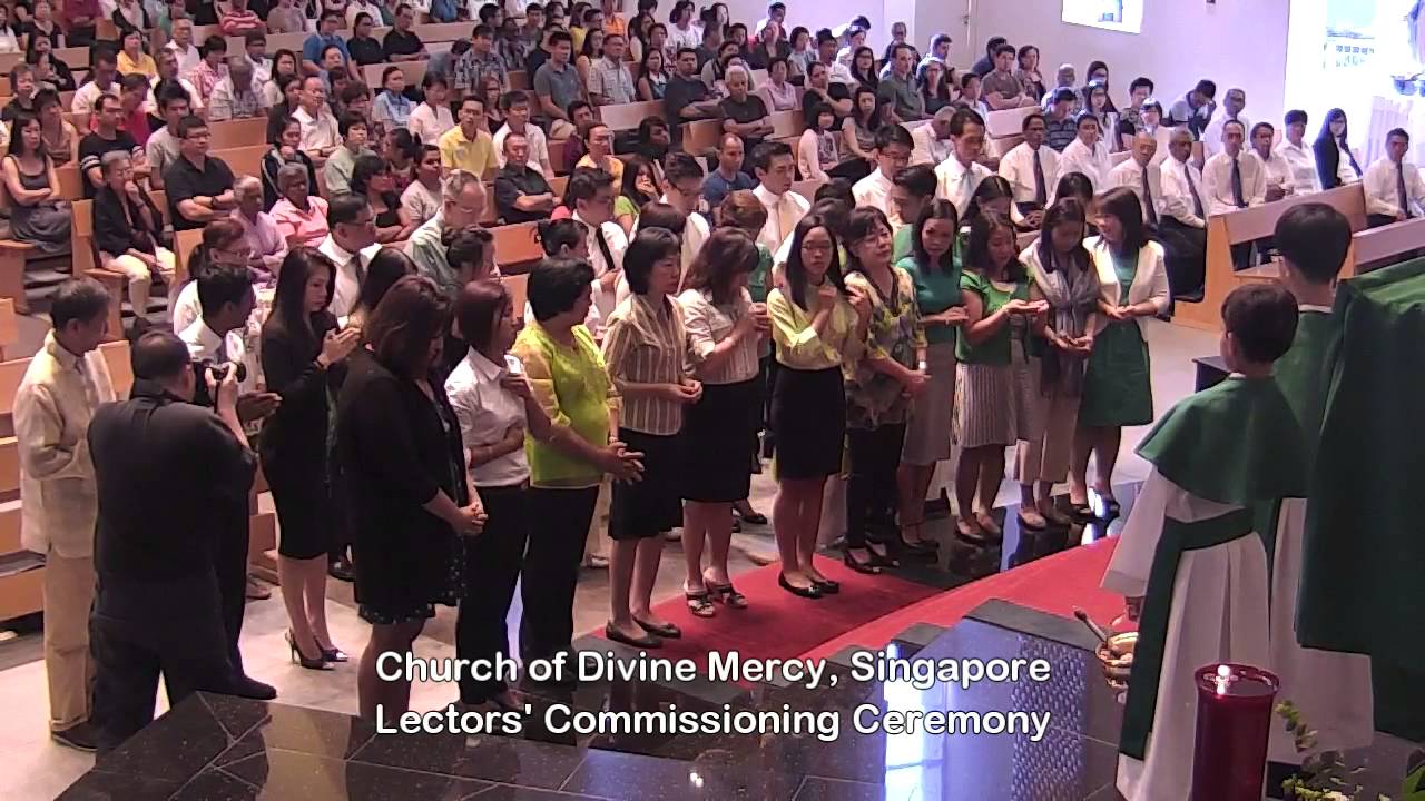 Lectors Commissioning Ceremony - Church of Divine Mercy, Singapore