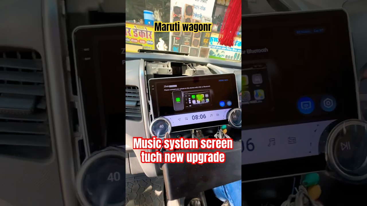 Maruti Suzuki wagonr new music system screen tuch led upgrade #wagonr #screen #music #led 🥰🥰❣️