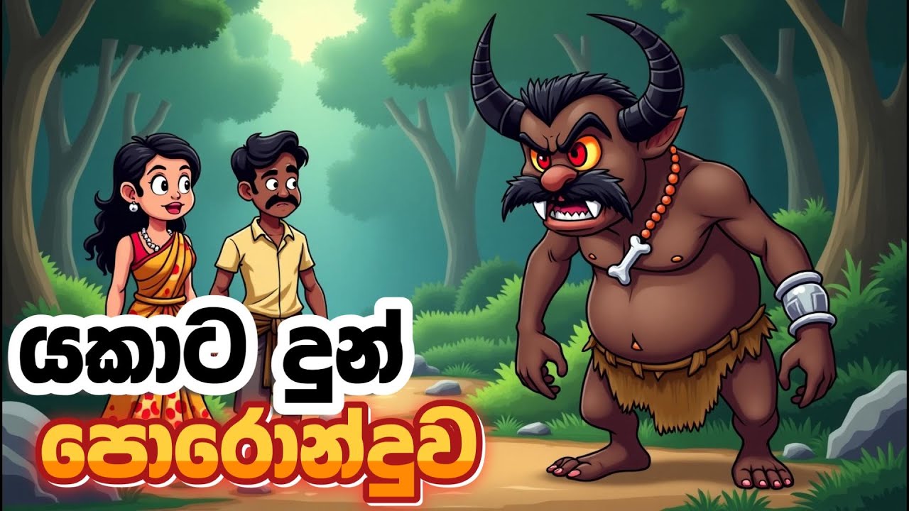 යකාට දුන් පොරොන්දුව/Yakata dun poronduwa/ Sinhala Cartoon Kathandara/ Sinhala animation story